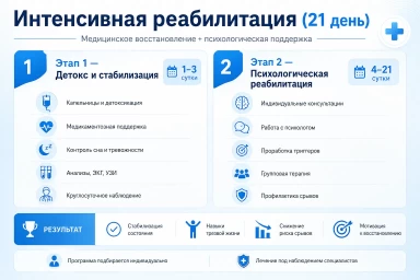 Реабилитация за 21 день в Макеевке